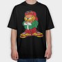 Cartoon Retro Garfield 2, Tricou Oversize Barbati (Unisex)