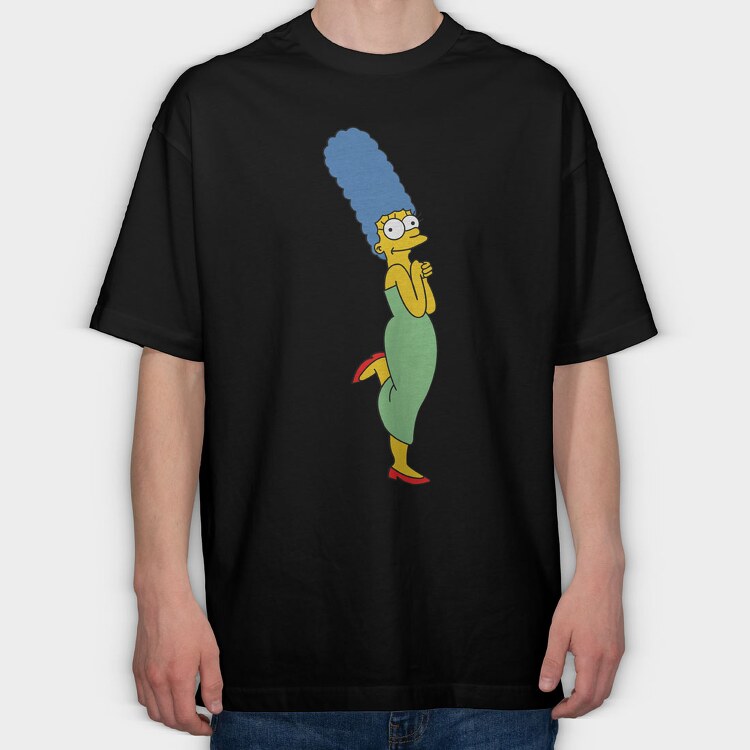 Marge Simpson, Tricou Oversize Barbati (Unisex)