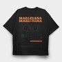 Marijuana 1, Tricou Oversize Barbati (Unisex)