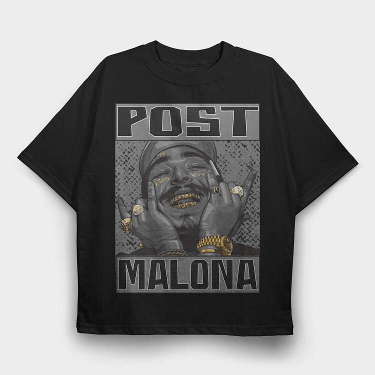 Post Malone 2, Tricou Oversize Barbati (Unisex)
