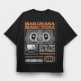 Marijuana 2, Tricou Oversize Barbati (Unisex)