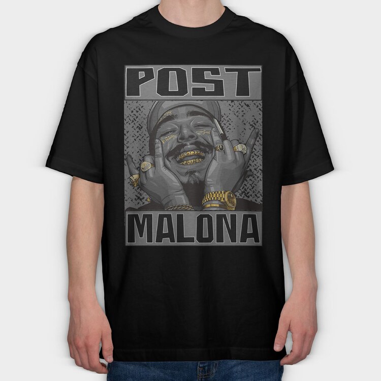 Post Malone 2, Tricou Oversize Barbati (Unisex)