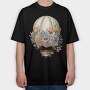 Balloon Floral Vintage, Tricou Oversize Barbati (Unisex)