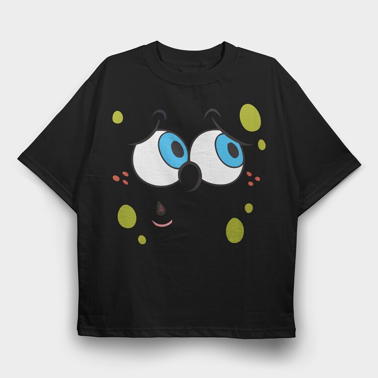 SpongeBob face 12, Tricou Oversize Barbati (Unisex)