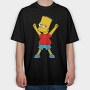 Bart Simpson 02, Tricou Oversize Barbati (Unisex)