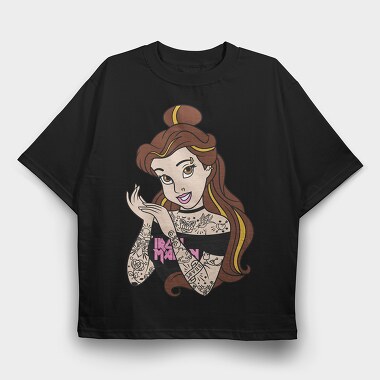 Princess Rockstar 10, Tricou Oversize Barbati (Unisex)