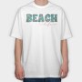 Beach Life, Tricou Oversize Barbati (Unisex)