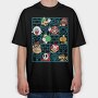 Mario Bros, Tricou Oversize Barbati (Unisex)