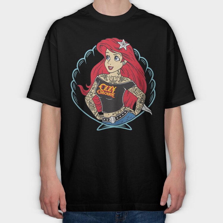 Princess Rockstar 11, Tricou Oversize Barbati (Unisex)