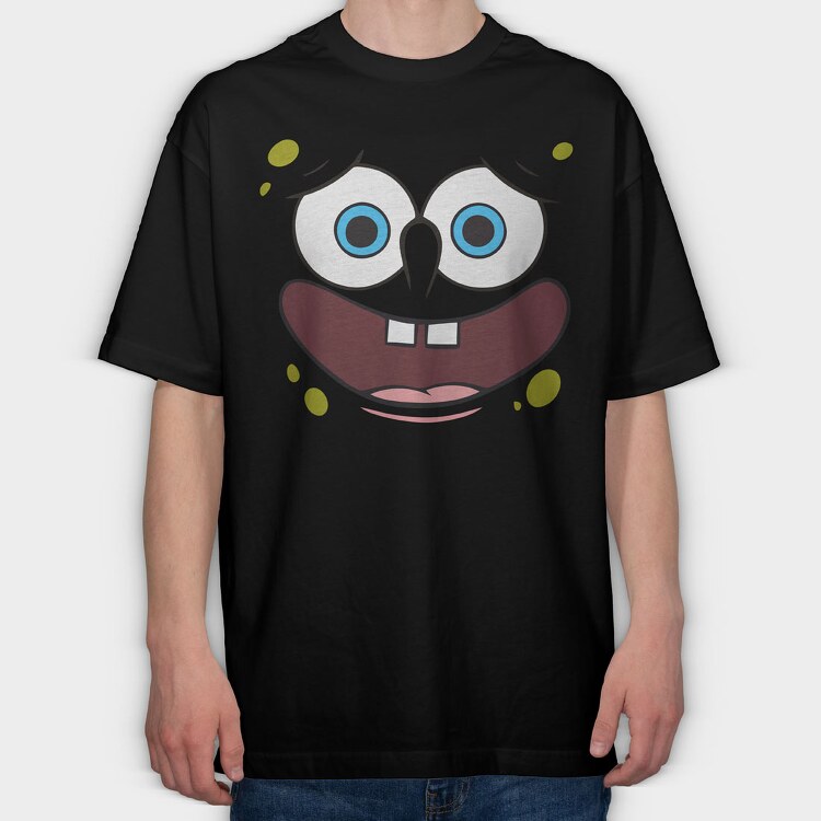 SpongeBob face 15, Tricou Oversize Barbati (Unisex)