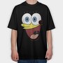 SpongeBob face 16, Tricou Oversize Barbati (Unisex)
