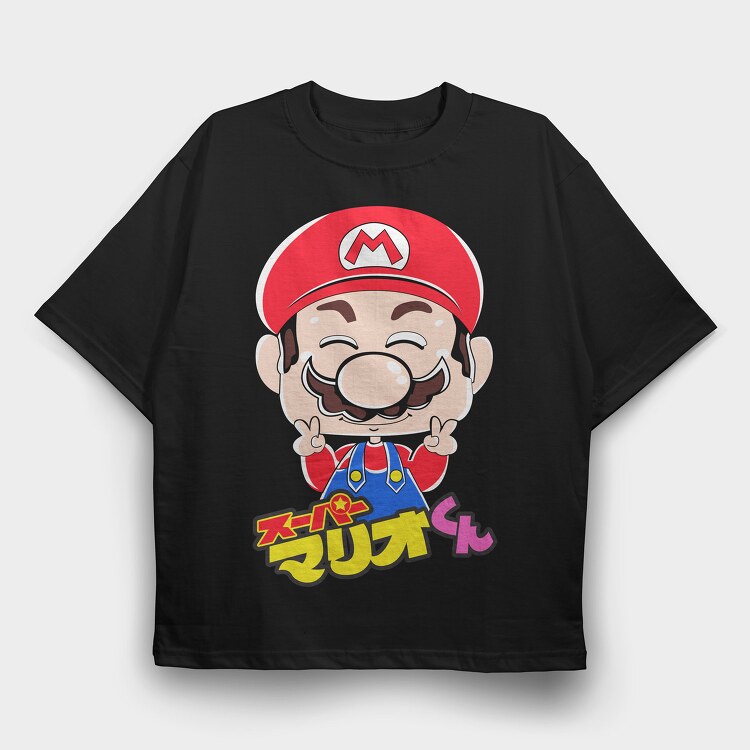 Mario Funko, Tricou Oversize Barbati (Unisex)