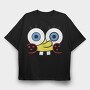 SpongeBob face 17, Tricou Oversize Barbati (Unisex)