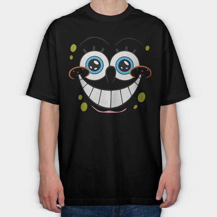 SpongeBob face 18, Tricou Oversize Barbati (Unisex)