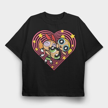 The Powerpuff Girls 5, Tricou Oversize Barbati (Unisex)