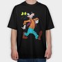 Cartoon Retro Goofy 5, Tricou Oversize Barbati (Unisex)