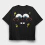SpongeBob face 2, Tricou Oversize Barbati (Unisex)