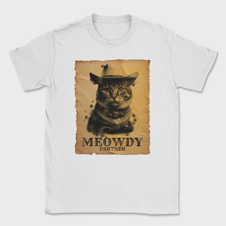 Meowdy Partner, Tricou Barbati (Unisex)