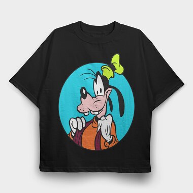 Cartoon Retro Goofy 6, Tricou Oversize Barbati (Unisex)