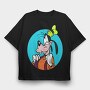 Cartoon Retro Goofy 6, Tricou Oversize Barbati (Unisex)
