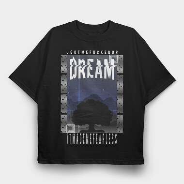 Dream 2, Tricou Oversize Barbati (Unisex)