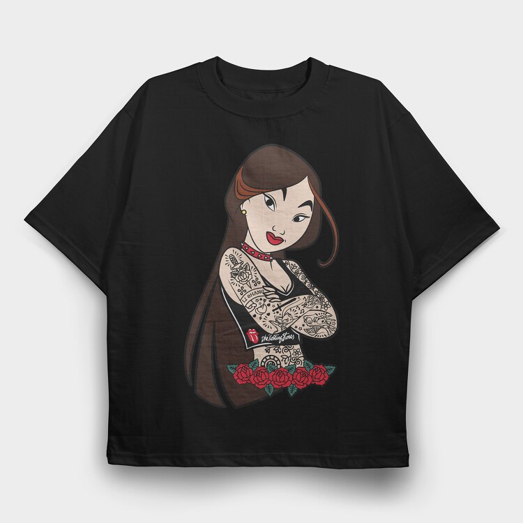 Princess Rockstar 7, Tricou Oversize Barbati (Unisex)