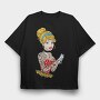 Princess Rockstar 8, Tricou Oversize Barbati (Unisex)