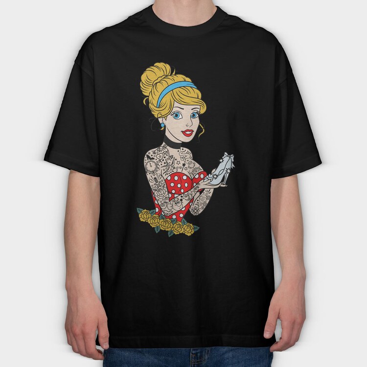 Princess Rockstar 8, Tricou Oversize Barbati (Unisex)