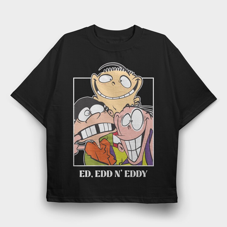 Ed Edd N Eddy, Tricou Oversize Barbati (Unisex)