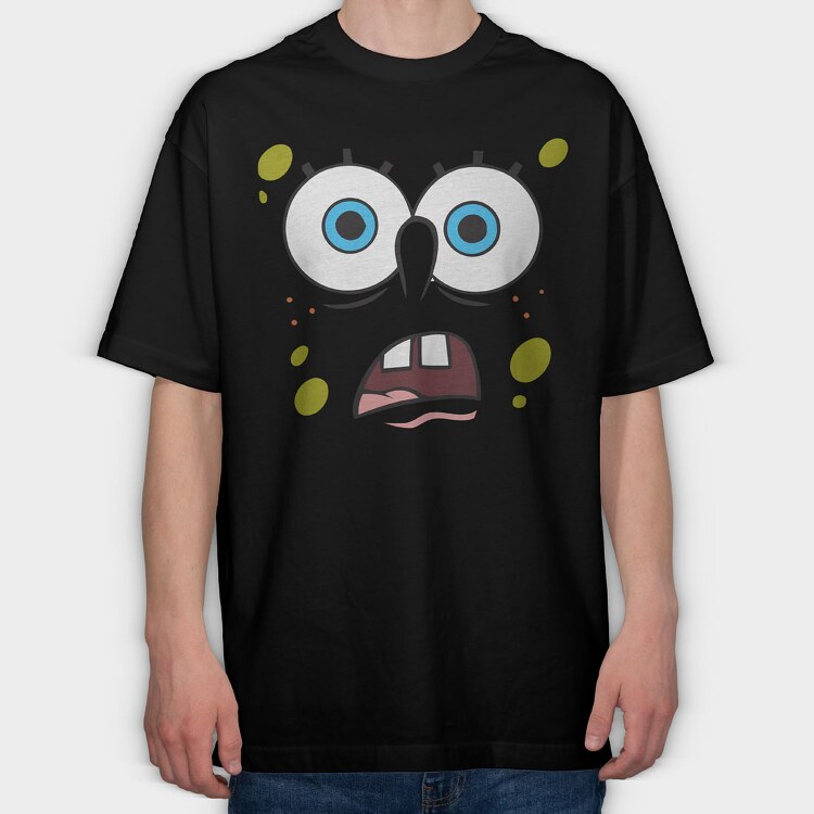 SpongeBob face 6, Tricou Oversize Barbati (Unisex)