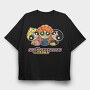 The Powerpuff Girls Aurora Merida, Tricou Oversize Barbati (Unisex)