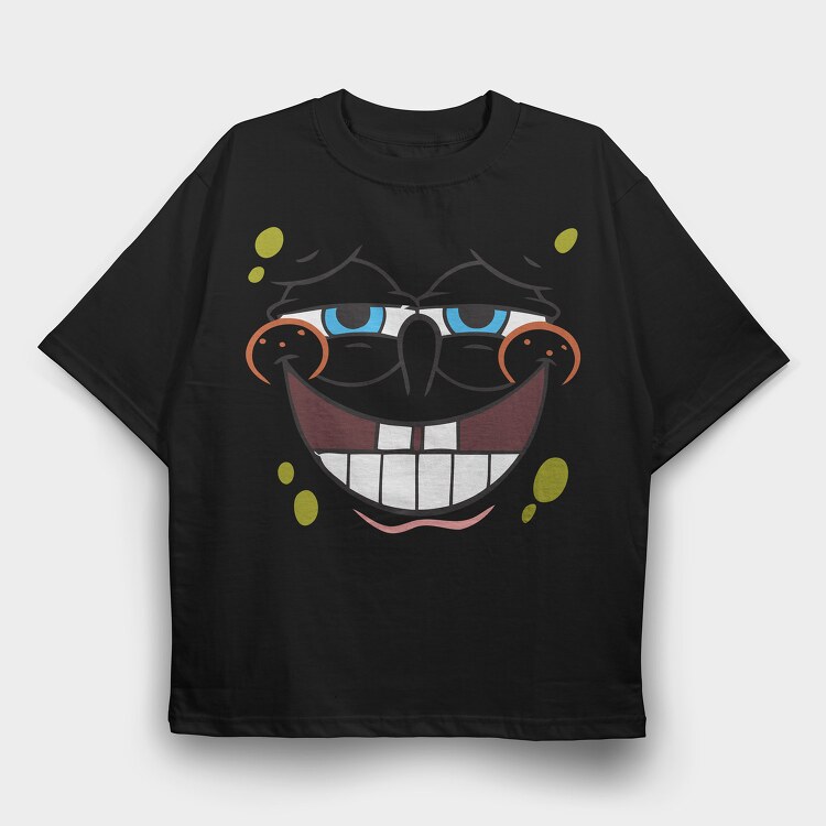 SpongeBob face 7, Tricou Oversize Barbati (Unisex)