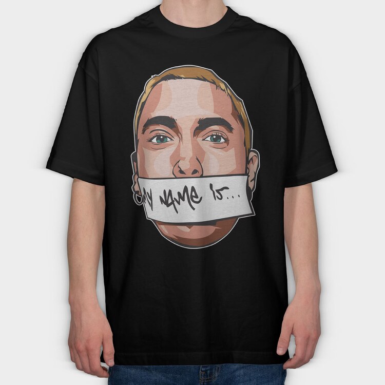 Eminem 2, Tricou Oversize Barbati (Unisex)