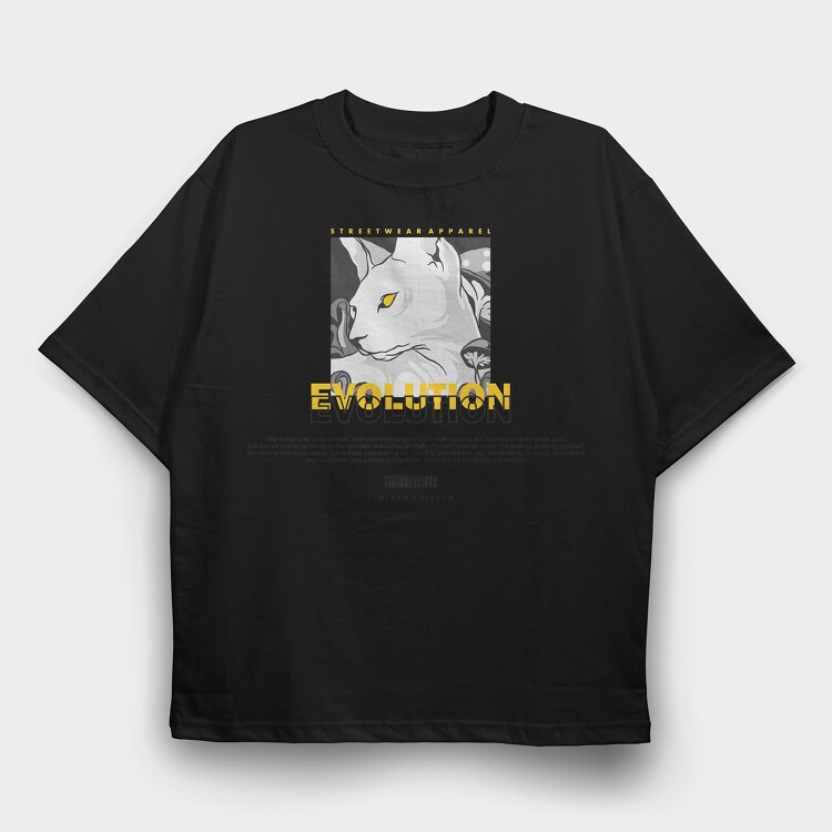 Evolution 1, Tricou Oversize Barbati (Unisex)