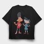 Cartoon Retro Hey Arnold 2, Tricou Oversize Barbati (Unisex)