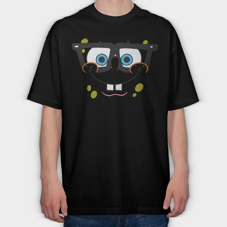 SpongeBob face 8, Tricou Oversize Barbati (Unisex)