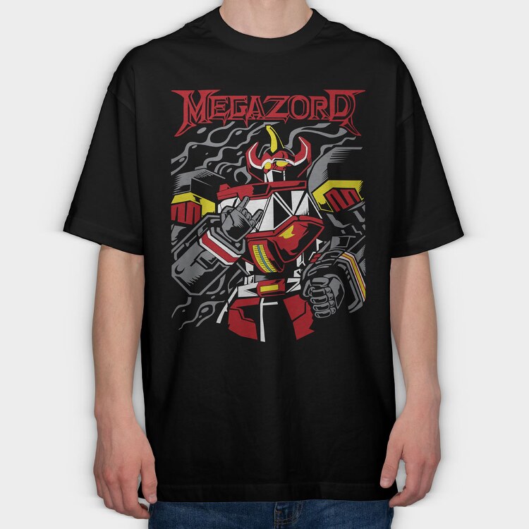 Megazord, Tricou Oversize Barbati (Unisex)