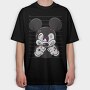 Prisoner Mickey Mouse, Tricou Oversize Barbati (Unisex)