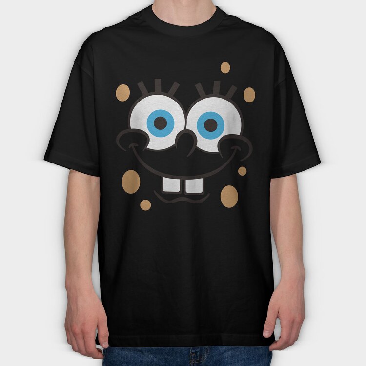 SpongeBob Faces 1, Tricou Oversize Barbati (Unisex)