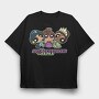 The Powerpuff Girls Jazmin Megara, Tricou Oversize Barbati (Unisex)