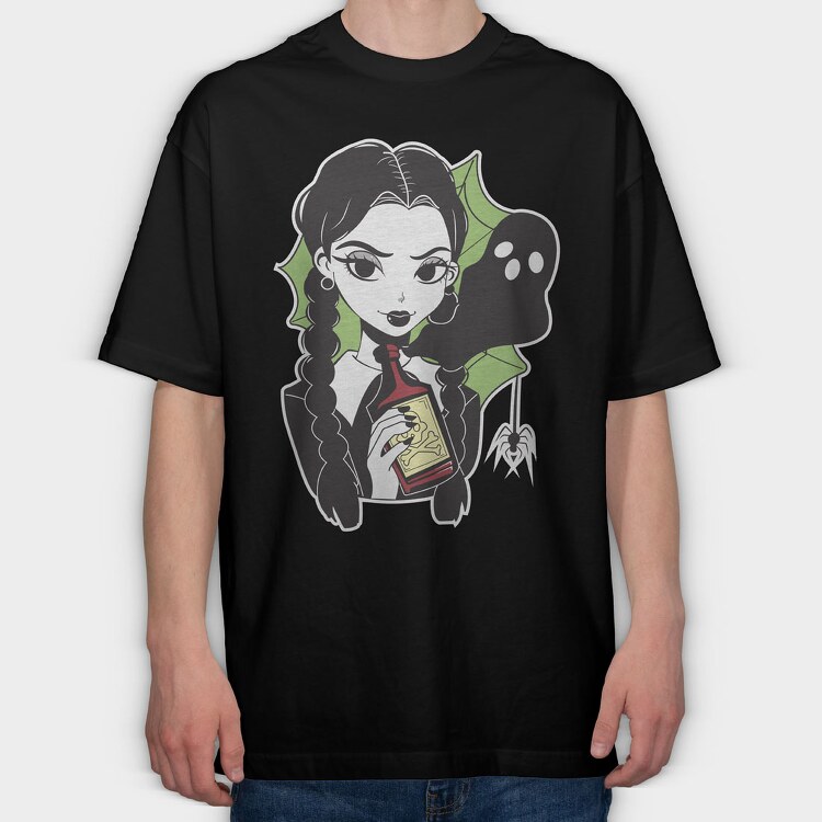 Merlina 1, Tricou Oversize Barbati (Unisex)