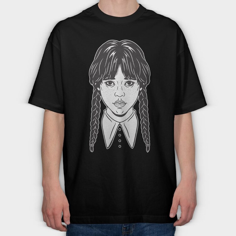 Merlina 2, Tricou Oversize Barbati (Unisex)