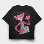 Prisoner Pink Panter, Tricou Oversize Barbati (Unisex)