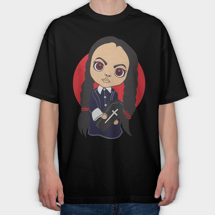 Merlina 6, Tricou Oversize Barbati (Unisex)