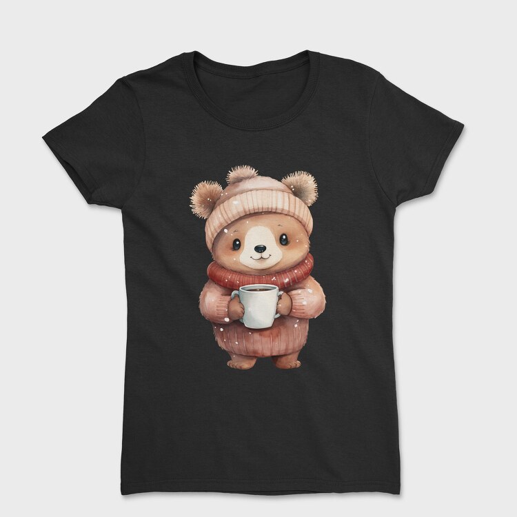 Bear Coffee Cup, Tricou Femei