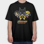 The Powerpuff Girls Wonderwoman Batgirl, Tricou Oversize Barbati (Unisex)
