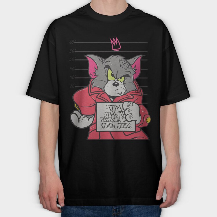 Prisoner Tom, Tricou Oversize Barbati (Unisex)