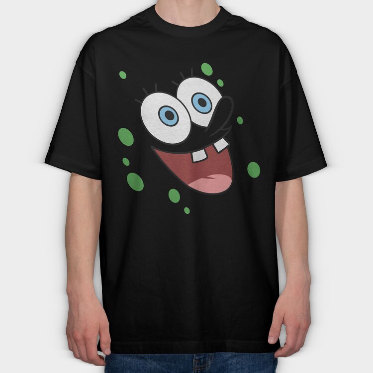 SpongeBob Faces 17, Tricou Oversize Barbati (Unisex)