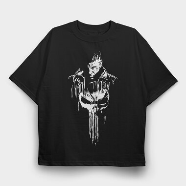 The Punisher 4, Tricou Oversize Barbati (Unisex)