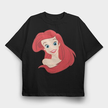 Cartoon Retro La Sirenta 1, Tricou Oversize Barbati (Unisex)